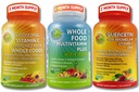 SUPLEMENTS STUMAN Ammune, Energy & Whole Body Apport Bundle - Vegan Whole Food Multivitamin dengan Iron + Lipomal Vitamin C 1500mg + Quercetin dengan Bromelain, Zinc, dan Vitamin C - Non-GMO