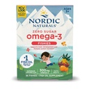 Nordic Nordic Omega-3 Fishies, Tutti Frutti - 36 Fishies - 300 mg Total Omega- 3 dengan EPA & DHA - Otak sehat, Mood, Sistem Kelahiran & Imune - Non-GMO - 36 Servis