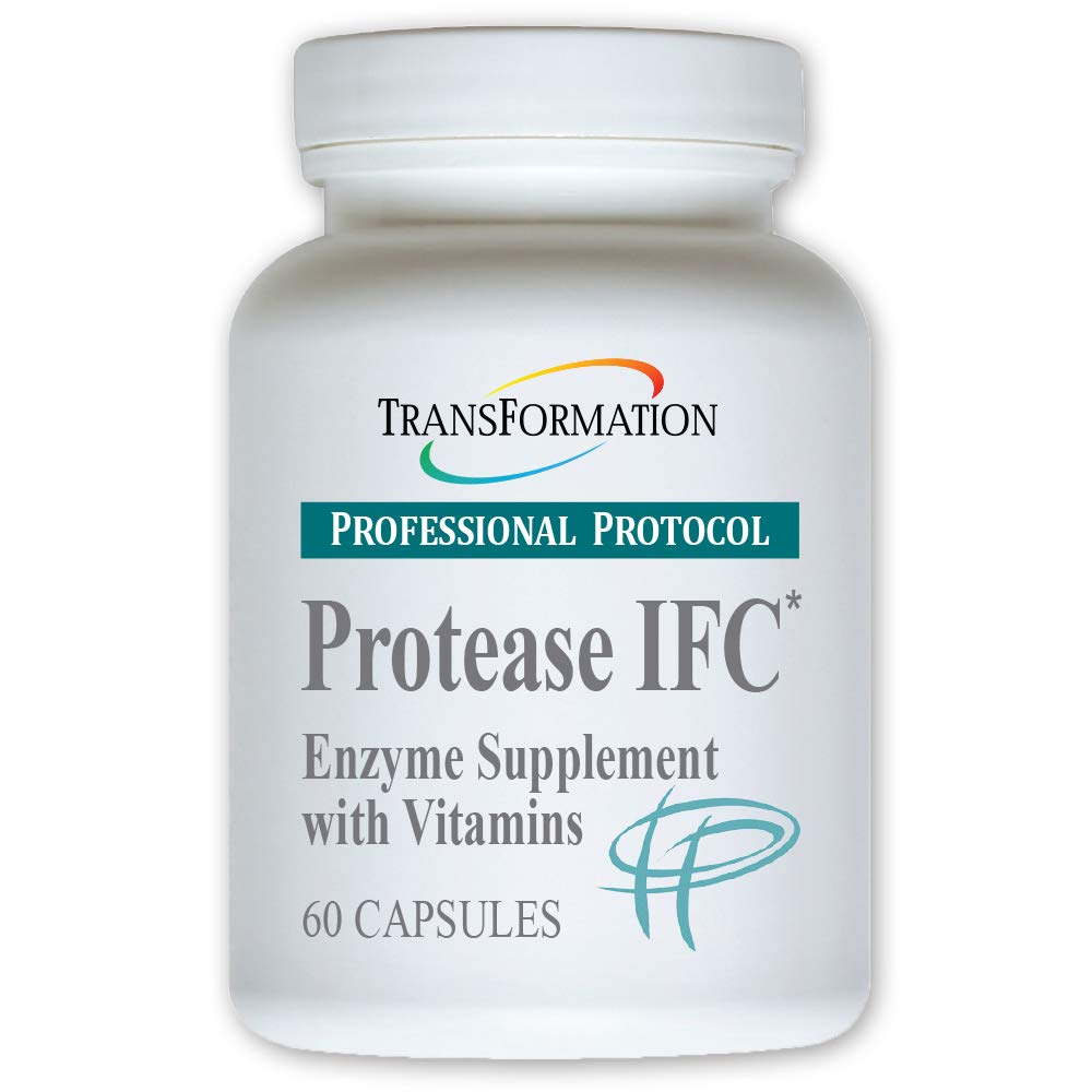 TRANSFORMASI GENESIS KEPALA BAIK Protease IFC Enzyme Suplement, Dukungan Alam untuk Muscle & Fatigue, dengan High Rich Vitamin A, E, C, Zinc, & Selenium, Non-GMO, 60 Capsules