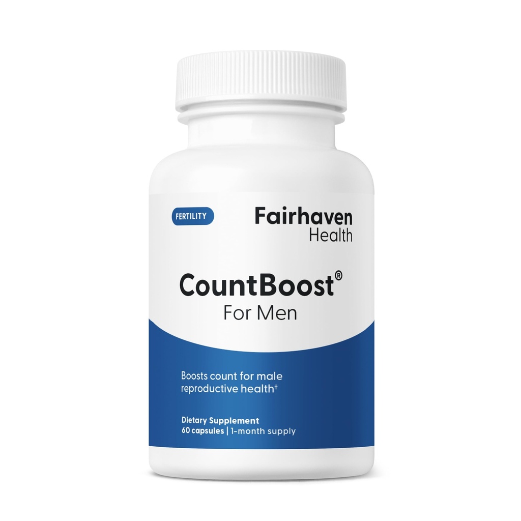 Fairhaven Health CountBoost for Men Optimal Count and Volume Male Fertility Suplement