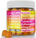 Gotu Kola Black Seed Oil Apple Cider Vingar Irlandia Seamoss Cranberry Ashwagandha Tart Cherry Turmeric Curcumin Elderberry Gummies