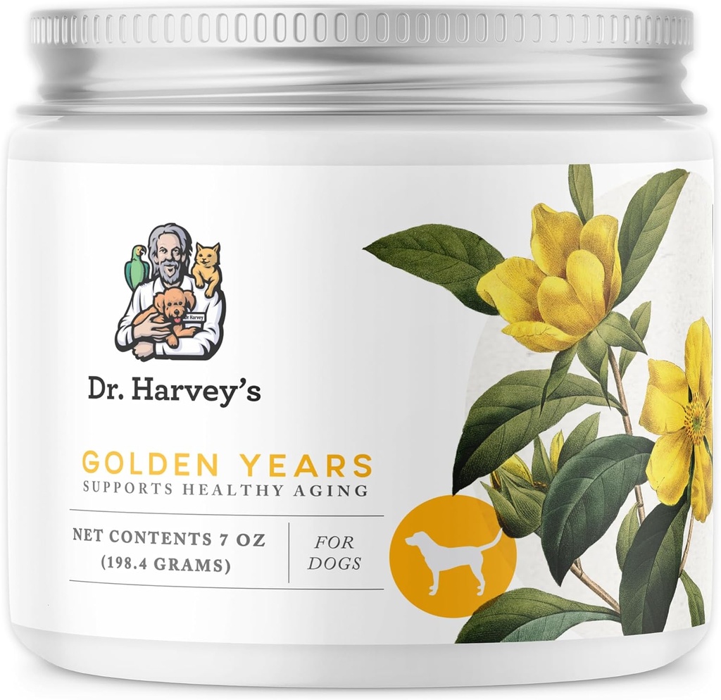 Dr Harvey 's Golden Year Herbal Tambahan untuk Senior Dogs, 7 Oz