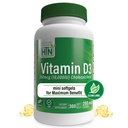 Health Thru Nutrition Vitamin D3 10000iu 360 Mini Softgeels for Maximum Benefit Year Suply 124; 250mcg Cholecalferol 124; 3rd Party Tested 124; Ness-GMO USP Tingkat dalam EVOO Organik 124; Dukungan Kesehatan Ammune