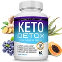 Toplux Keto Detox Pistols Advansing Extract - 1532 Mg Natural Acai Colon Cleanser Formula, Flush Toxins & Excession Waste, for Men Women, 60 Capsules, Suplemen