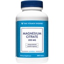 Vitamin Shopper Magnesium Citrate 200mg Tablet - untuk Relaksasi Otot Efektif - Mendukung Nerve, Heart, dan Fungsi Muscle Sementara Boosting Energi Produksi (300 Tablet)
