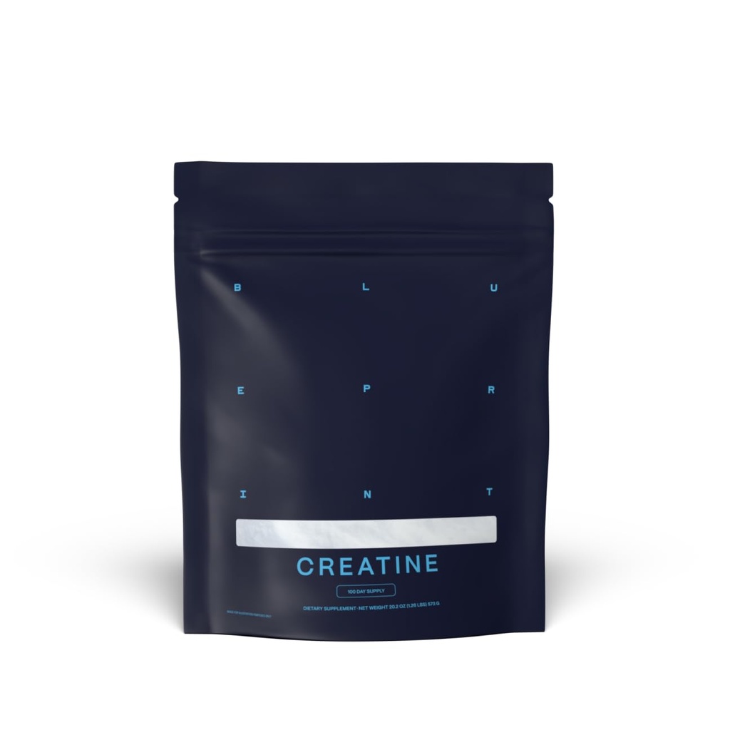 Blueprint Bryan Johnson Creatine Monohydrate Powder - Amino Acid Powder - Supplement Supports Muscle Growth, Recovery, Power & Focus