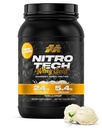 MuscleTech Whey Protein Powder (Vanilla Cream, 2LB) - Nitro- Tech Whey Protein Isoate Smoothie Mix untuk Lean Muscle & Recovery - 24g Whey Gold for Women & Men - Packating May Wary