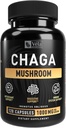Vela 's Chaga Mushroom Supplemen Mushroom Capsule 124; 1500 mg per Serving 124; 120 Capsules (Chaga Jamur (120 Count)