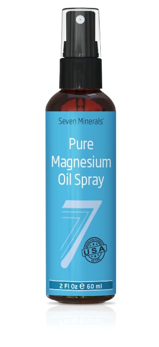 Tujuh Ukuran Perjalanan Mineral Murni Magnesium Oil - USP Tingkat Magnesium Spray, Tidak Tidak Sehat Trace Minerals - dari Permian Bawah Tanah Kuno Seabed di AS, eBook Bebas Sertakan (2 fl oz)