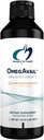 Design for Health Omegavail Smoothie - Omega 3 TG Triglyeride Fish Oil Emulsion with DHA + EPA - Liquid Suplemen untuk Cardiovascular + Brain Dupport, Mango Peach Flavor (43 Service / 16oz)