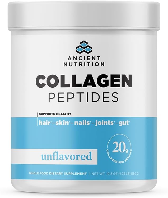 Koleksi Peptida Nuklir Kuno, Peptida Collagen Peptides Powder, Kolagen Hydrolyzed yang tak beraroma, Support Heally Skin, Joints, Gut, Keto dan Paleo Friendings, 28 Gg Collagen per Serving