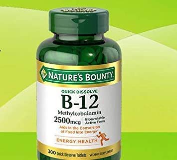 Nature 's Bounty B-12 2500mcg, 300 Tab