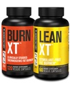 Jacked Factory Burn- XT Clinically Studied Fat Burner & Weight Looss Suppresan & Energy Booster (120 Capsules) & Lean-XT Caffeine- Free Fat Burner (60 Capsules)