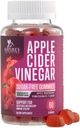 Apple Cider Vinegar Gummies 1000mg per Serving - Sugar Free Max ACV Vitamin Suplement, Formula Lanjutan, Vitamin B12 Supports Metabolisme & Energy, Keto Friendly, Vegan, 60 Gummies