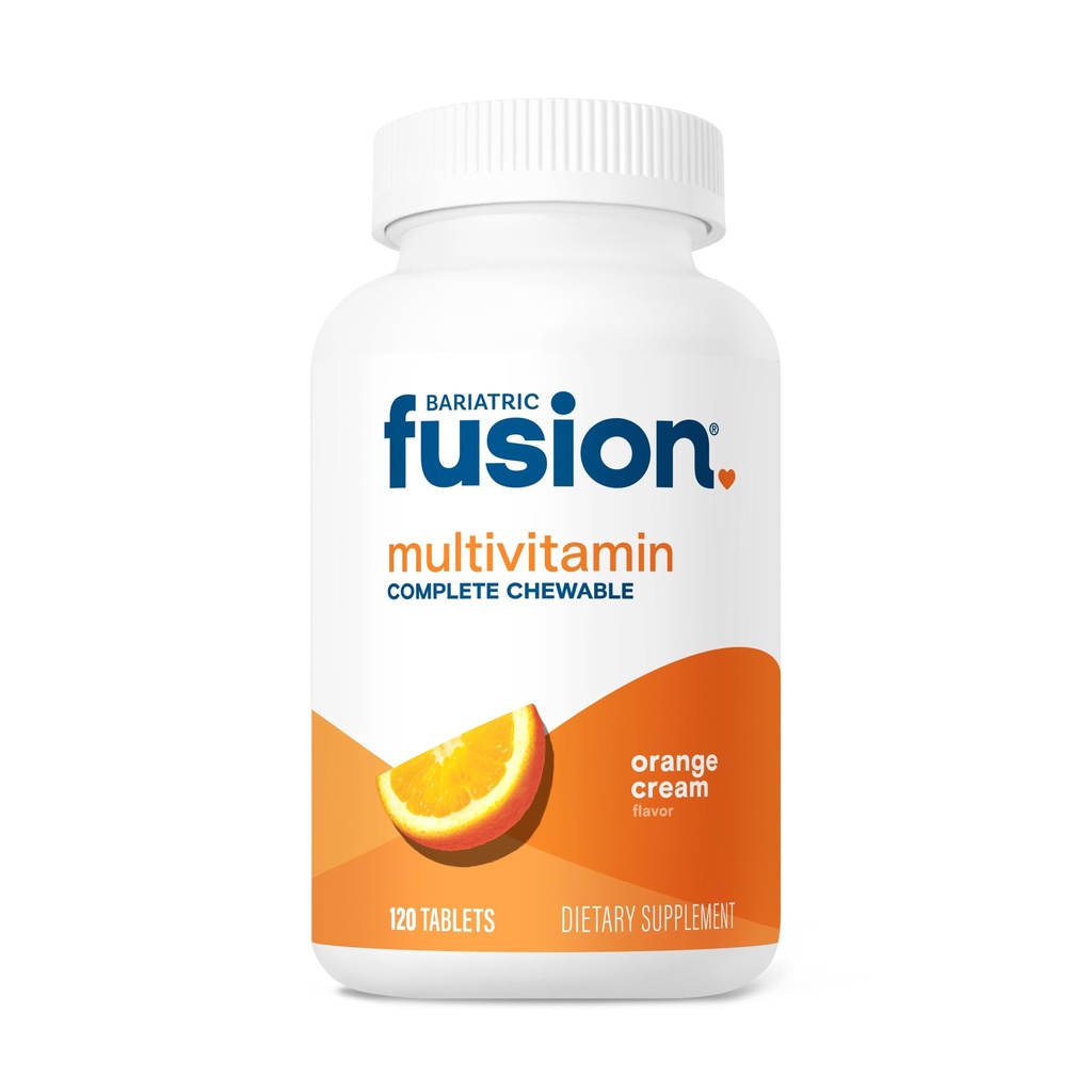 Bariatric Fusic Cream Flavored Complete Bariatric Multivitamin dengan Iron for Bariatric Bedah Patient termasuk Gastric Bypass dan Sleeve Gastrectomy - 120 Tablet