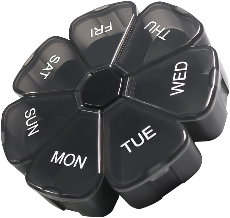 Weekly Large Pill Organizer 7 Day, Pill Box, Pill Case, Pill Container, Travel Organizer, Pill Holder, Pill Box 7 Day, Pill Dispenser, Fish Oil, Pil, Suplemen, Vitamin, Medicine Organizer