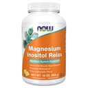 Now Foods Suplemen, bubuk Magnesium Inositol Relax, Nervous System Support *, Fizzy Lemonade Flavor, 16- Ounce