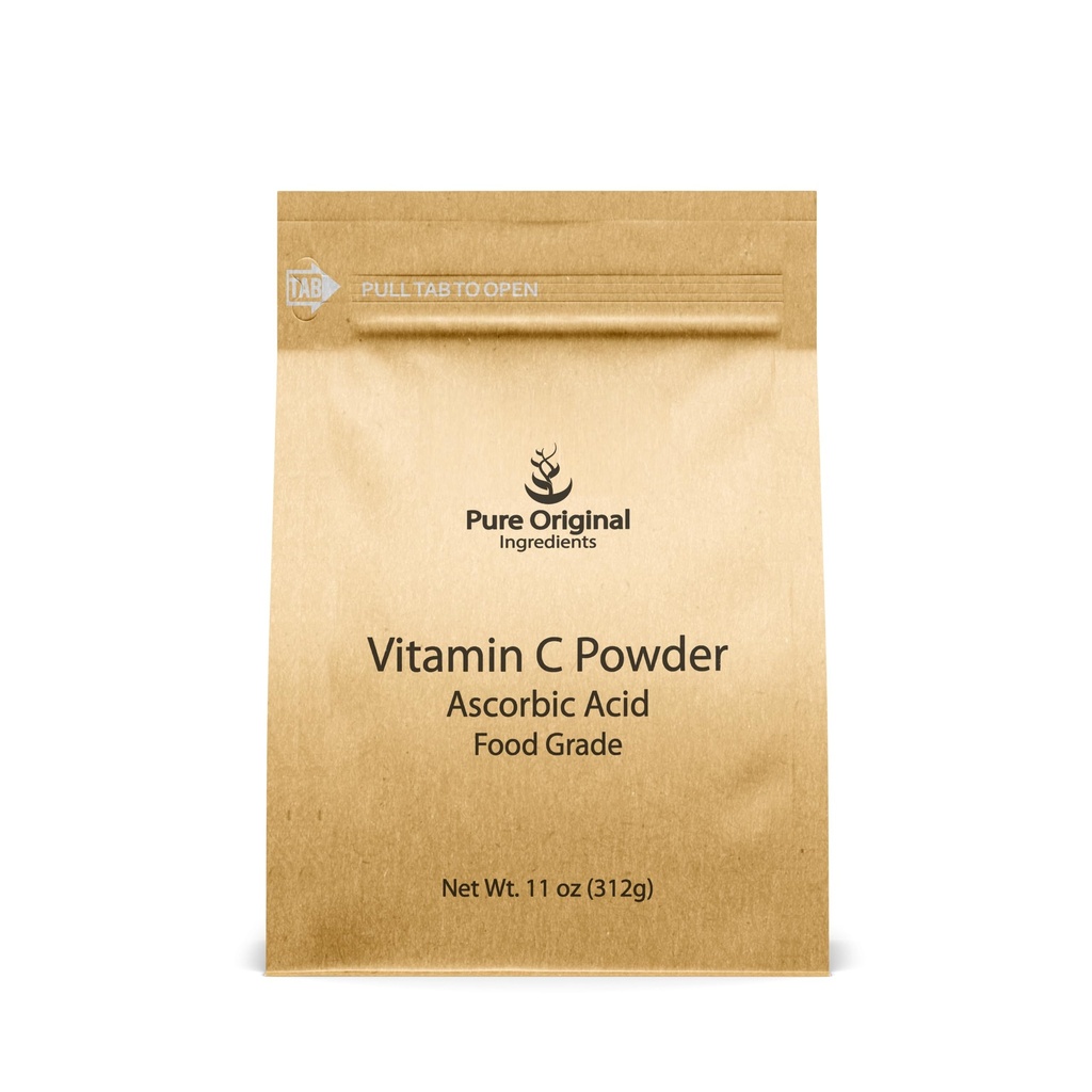 PURE ORIGINAL INGREDIENTS Vitamin C Powder, 11 oz, Accorbic Acid