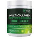 NATURE TARGET Multigens-Peptide- Powder - Hydrolyzed Collagen with Energy Blend + Multivitamin & Mineral, Mendukung Energi Skin Hair Nail & Gabungan, Non-GMO, 35 Servis