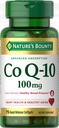 Nature 's Bounty CoQ10, Membantu Menjaga Tekanan Darah Sehat, 100 mg, Rapid Lepaskan Softgels, 75 Count