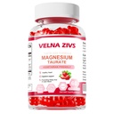 Gummies Taurte Magnesium 1800mg, Suplemen Tadrate Magnesium, Absorpsi Tinggi & checable for Kid and Adults, Dukungan Otot dan Jantung, Vegan, Gluten Free, 60 Negara