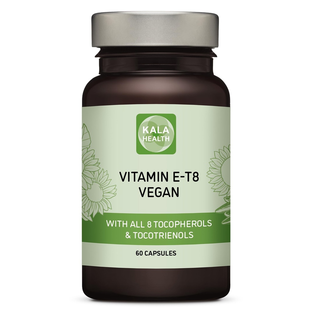Unique Vegan Formula dengan Semua 8 Tocopheriol dan Tocotrienol E - Berisi tidak ada PAH, Heavy Metals, Contaminants atau Preservations - dibenarkan - Rambut, Scar dan Skin (60)