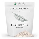 NorCal Organic - Premium Pea Protein Isolate - 100% Vegan dan Organik - UNFLAVORED - 2 Pounds (Paket 1) - 35 Servis