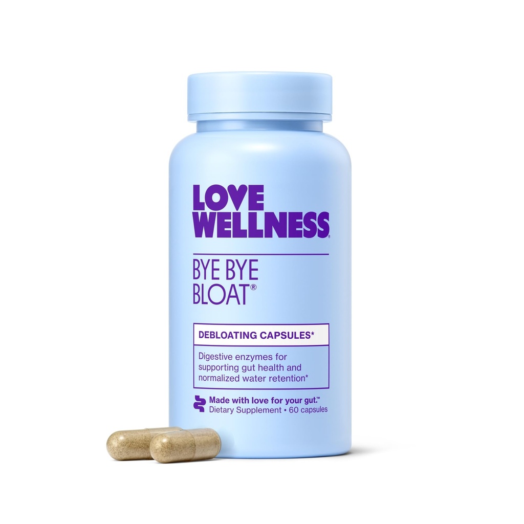 Cinta Wellness Bye Bloat 126; Digetical Enzymes untuk Bantuan Bloating Acting Cepat untuk Perempuan 124; Membantu Mengurangi Retention Air & Gas Relief 124; Mendukung Kesehatan Digegreek & Dandealon