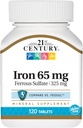21 Century Besi 65 Mg Ferrous Sulfate 325 Mg Tablet, 120 Cacah (Paket 2)