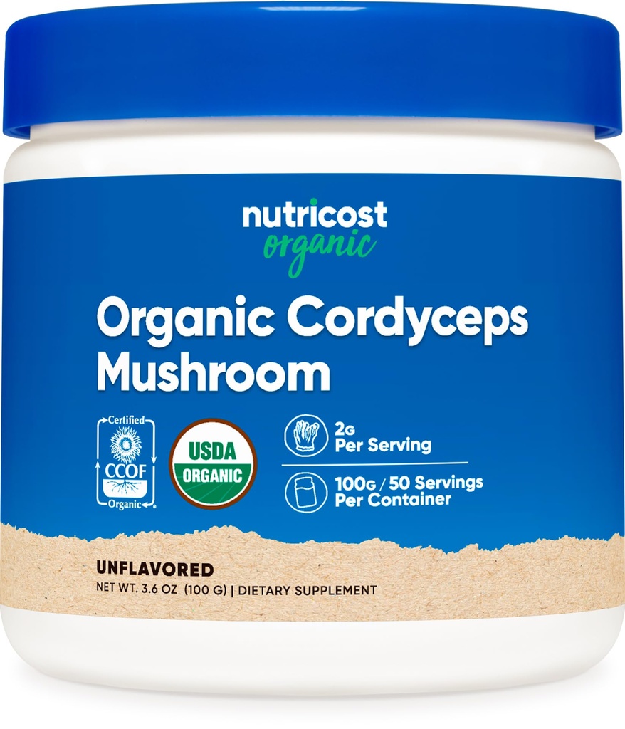 Nutricost Organic Cordyceps Powder 100 Grams