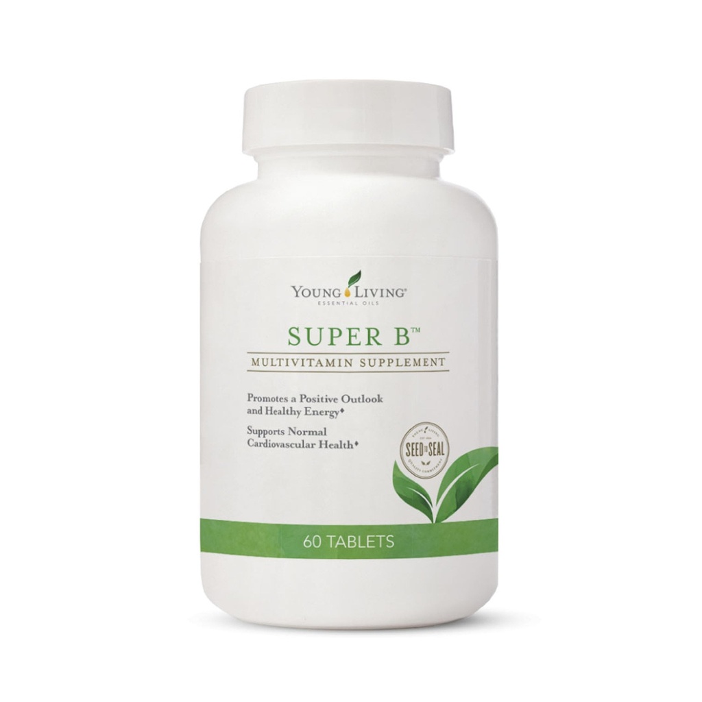 Tablet Super B yang hidup muda, 60-Count Bottle 124; B Vitamin & Minemins & Minemary 124; Pasokan Energi Healthy Levels; Keto- Friendly 124; Sumber Natural Friar 124; Berisi Calcium, Magnesium, dan Vitamin B6