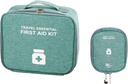 Kotak Bantuan Pertama yang Kosong, Kotak Obat Travel, Kotak Penyelenggara Medis, Portable Kit untuk Traveling, Mobil, Rumah, Camping, Kantor, Hiking, Bagian Luar Hijau (Casionic Green)
