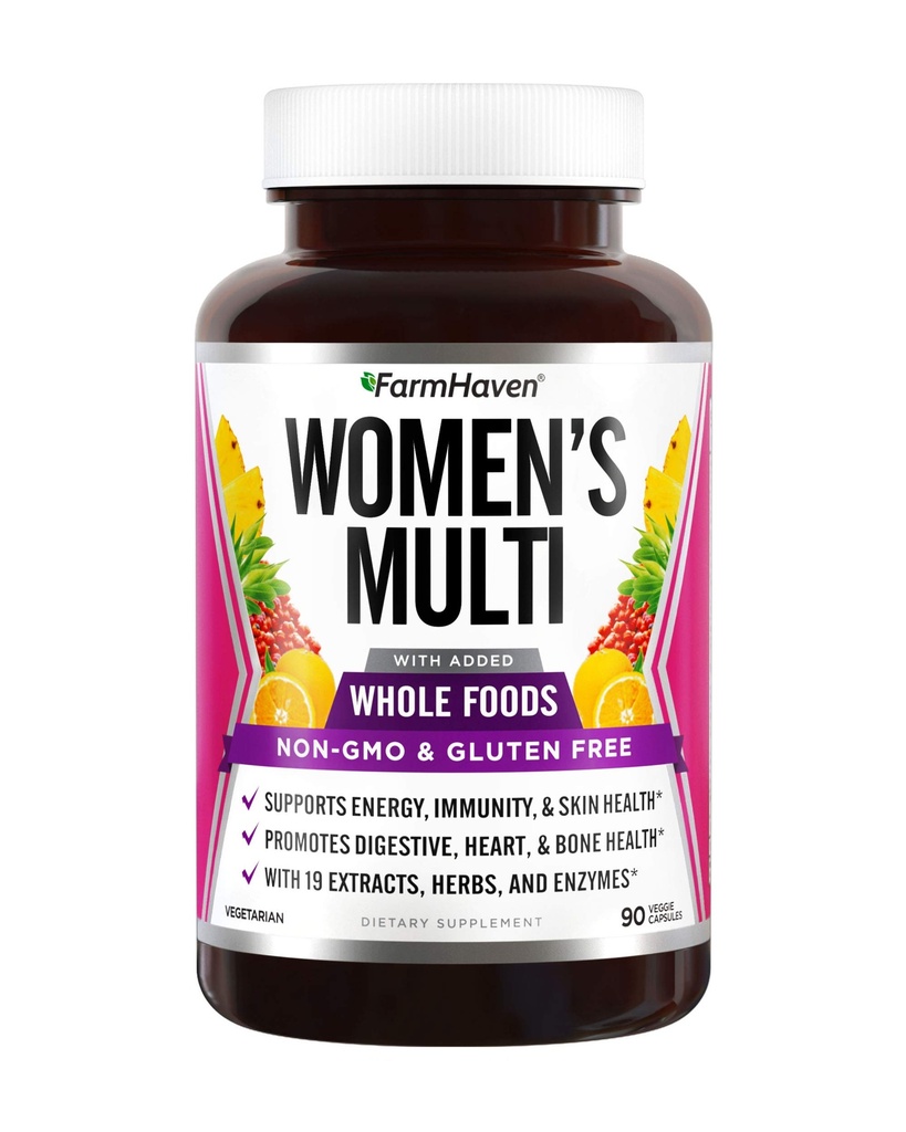 FarmHaven Multivitamin for Women Altivitamin for Women 124; 22 Estivation Nutrients, Fruits & Vegies Women Multivitamin