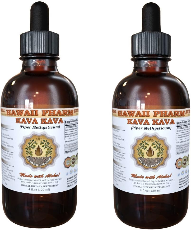 Kava Kava (Piper Methysticum) Cair Extract 2x2 oz