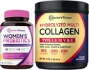Doctor 's Recipes Women' s Propocule & Multi Collagen Powder Bundle, Value Pack for Vaginal, Skin, Hair, Nail Health, No Gluten, Pro (60 Capsules) & Collagen (45 Pelayan)