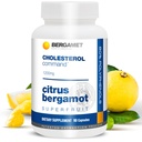 Perintah kolesterol, Citrus Bergamot Superfruit Suplemen, 47% Bergamot Polyphenol Fraction (BPF) Paten Formula, Dibuat di Amerika Serikat, 1 Bulan, 90 Capsules