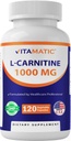 Vitamin L- Carnitine Fumarate 1000 mg - 120 Vegetable Capsules (1 Botol)