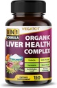 Kompleks Kesehatan VEGATOT Liver Liver Formula * * USA Made and Tested * * High Potency with TUDCA, Milk Thistle, Beet Root, Artichoke Leaf, Panax Ginseng, Astragalus, Tumeric - Bersihkan & Detox Formula