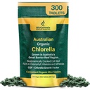 Biogenesis Organik Chlorella Mini Tablet - 300 Count (200mg) 124; Australia Grown 124; Kaya dalam Chlorophill, Vitamin & Minamins & Minemared 124; Mendukung Energi & Kekebapakan 124; Vegan Mini Tablet