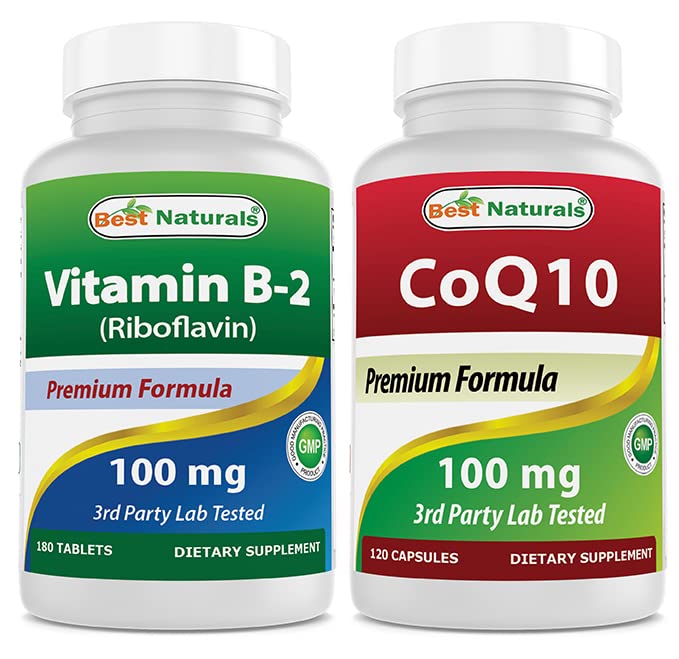 Terbaik Vitamin B2 (Riboflavin) 100 mg & COQ10 100 mg
