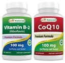 Terbaik Vitamin B2 (Riboflavin) 100 mg & COQ10 100 mg