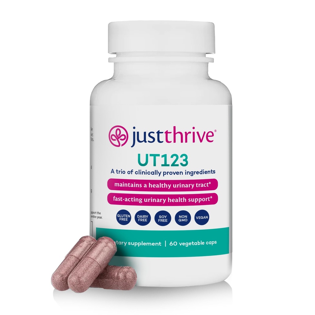 Hanya thrive UT123 - Mendukung Kesehatan Tract Uriner untuk Perempuan - Dibuat dengan Cranberry, 60 Kapsul