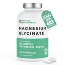 Magnesium Glycinate (Bisglycinate) demikian, 124; Melengkapi Suplemen Magnesium 124; 2750mg (303mg Magnesium) 14; 240 Capsules / 60 Layanan 124; Sangat Biotersedia 124; Dibuat di UK - GMP Disertifikasi 124; Love Life Suplemen