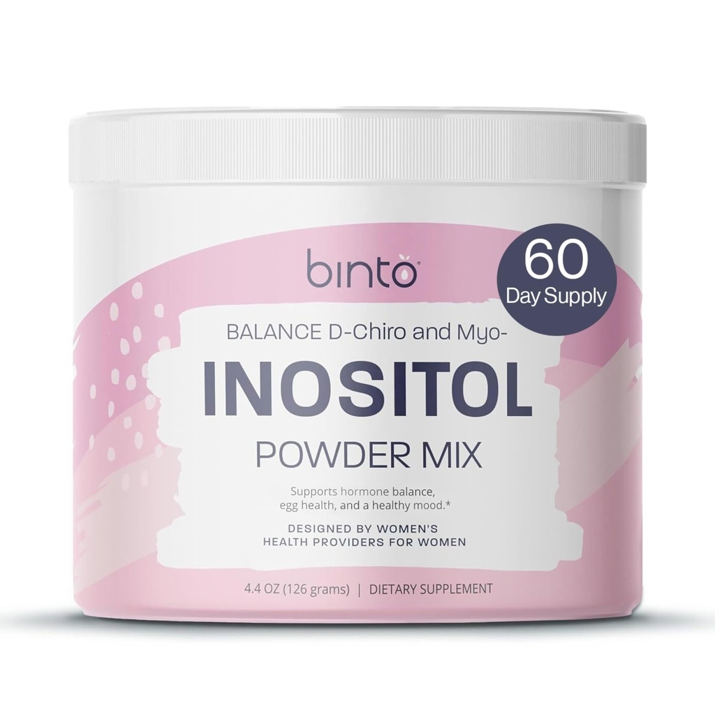 Bunto Inositol Powder Mix 124; 60- Day Supply 124; 40: 1 Rasio Myo dan D- Chiro Inositol 124; Hormone saldo dan Ovulasi Dukungan 124; Preservative Bebas