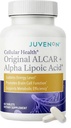 Juvenon Cellular Health Aver4; Heart, Brain Supplement with Acetyl L-Carnitine and Biotin - Support NAD + Fungsi, Produksi Energi, Mood, Revitalisasi Metabolisme, Mintal Focus & Clarity (60 Tablet)