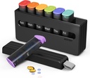 Weekly Pill Organizer 2 Kali sehari - Am Pm Pill Box 7 Day, Kasus Pil Kill Besar Dua kali Untuk Obat Kesehatan Harian, Vitamin, Oil Ikan, Supportable Minggu Pill Kontainer, Transslucent Black
