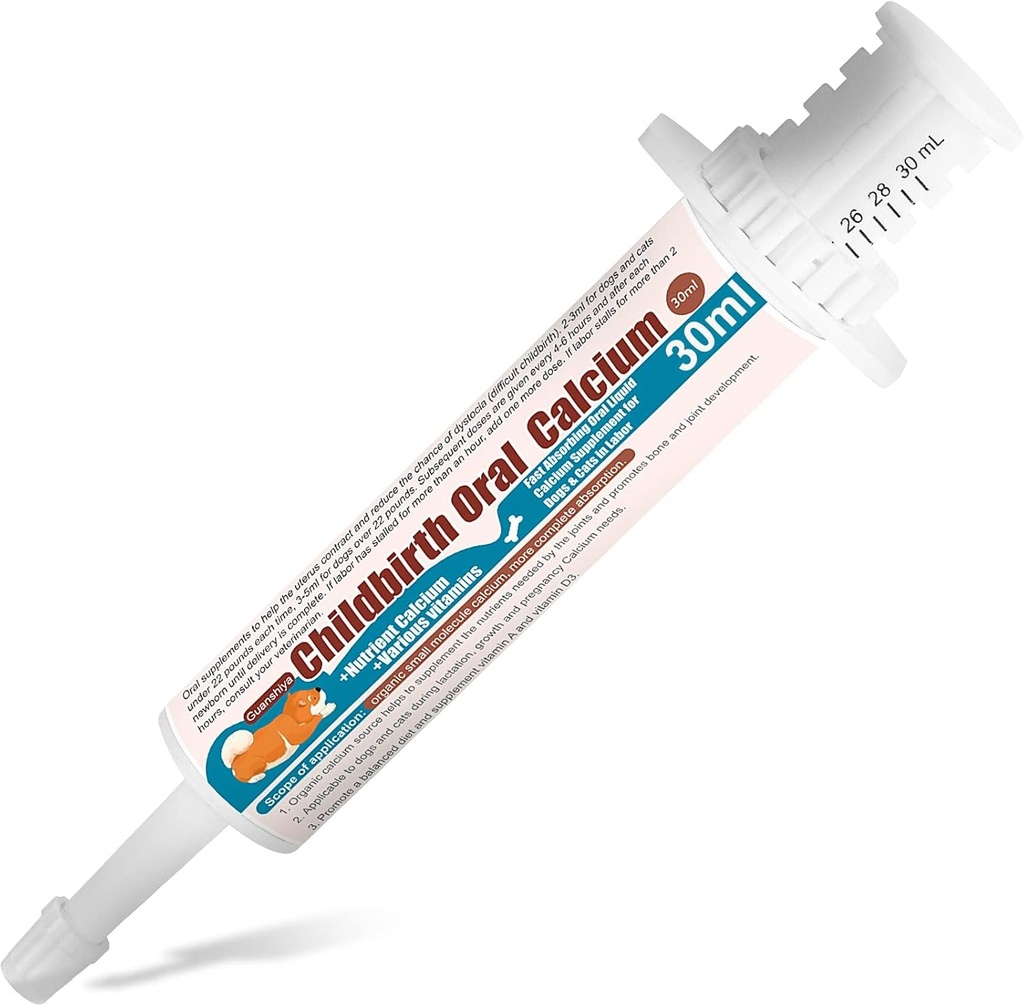 Oral Calcium for Dogs Fast Absorbing Calcium Suplement Liquid