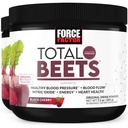 ForCE FacTOR Total Beats Superfood Beet Root Powder 2- Pack, Nitrates untuk Durasi Dukungan, Darah Flow, Nitric Oxide, Energi, Endurance, Stamina, Cardiovaskular Heart Health Suppplemen, 60