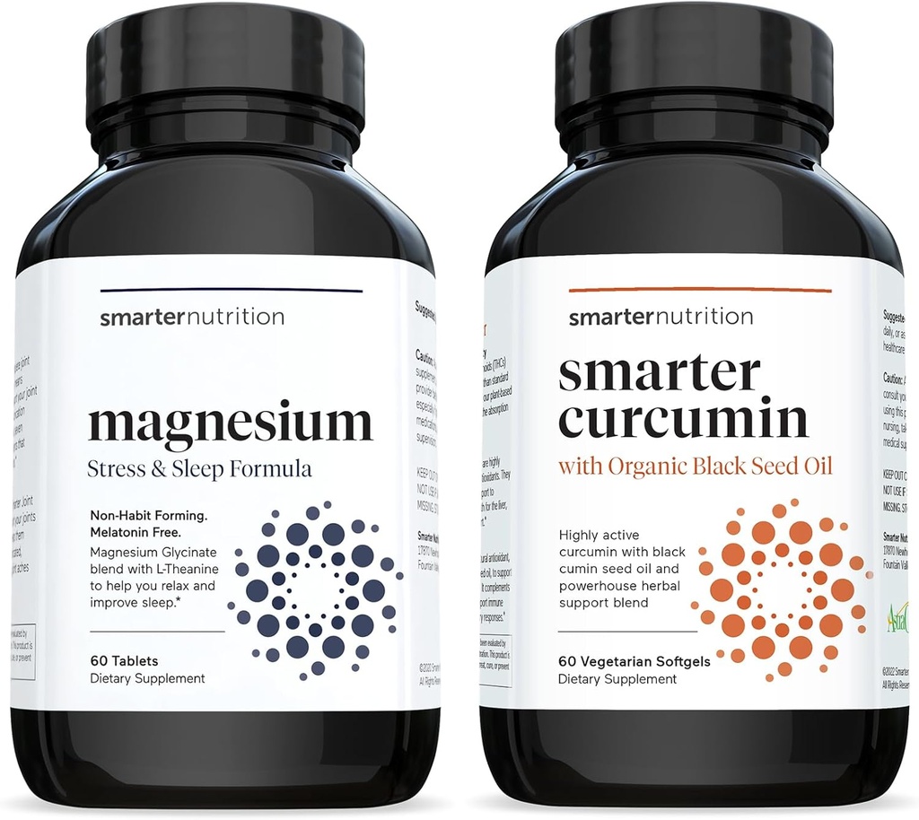 Tablet Magnesium Aktif & Curcumin Softgels - Mampu & Biotersedia, Curcumin Softgels Aktif Standard ke 95% Tetrahydrocurcuminoid [Persediaan 1 Bulan]