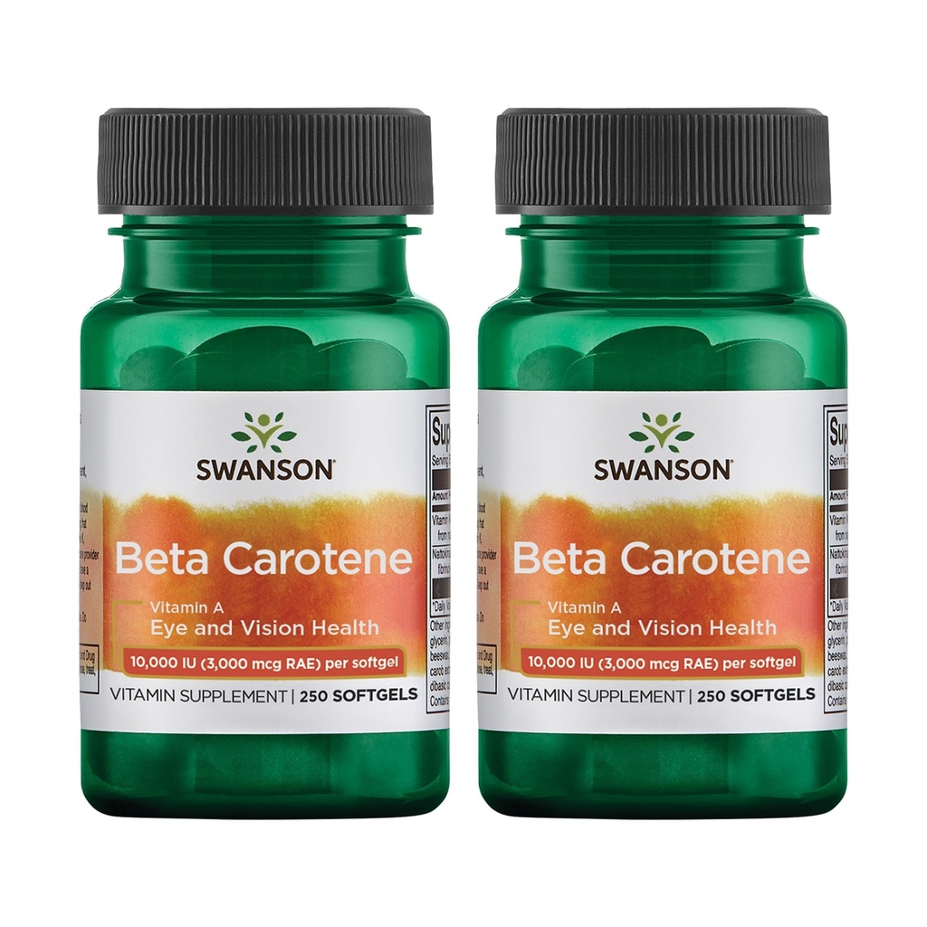 Swanson Beta- Carotene - Vitamin A Prooting A Ammune Health, Eye & Skin Health